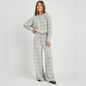 Splendid Penny Tweedy Plaid Pants XL